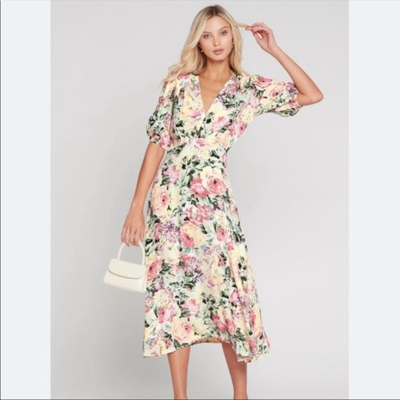 NWOT Faithfull The Brand | Marie Louise Midi Dress size M - Picture 3 of 15